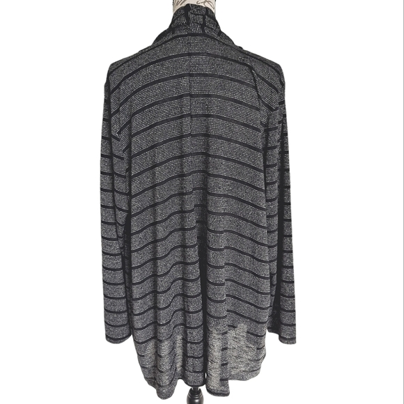 Lane Bryant open front sparkle cardigan sweater size 26/ 28 metallic Party Nwt - Picture 4 of 15